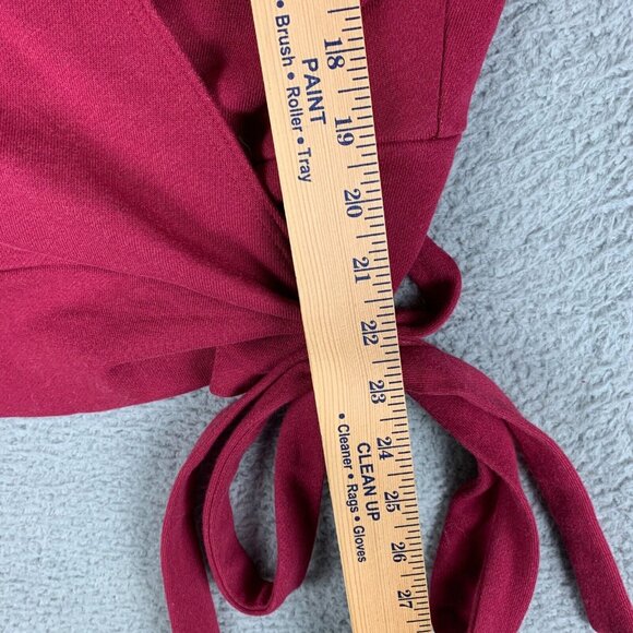 Fabletics Mandy Wrap Top Plus 3X Cherry Burst Side Tie After Yoga Jacket NWT NEW - Picture 13 of 15